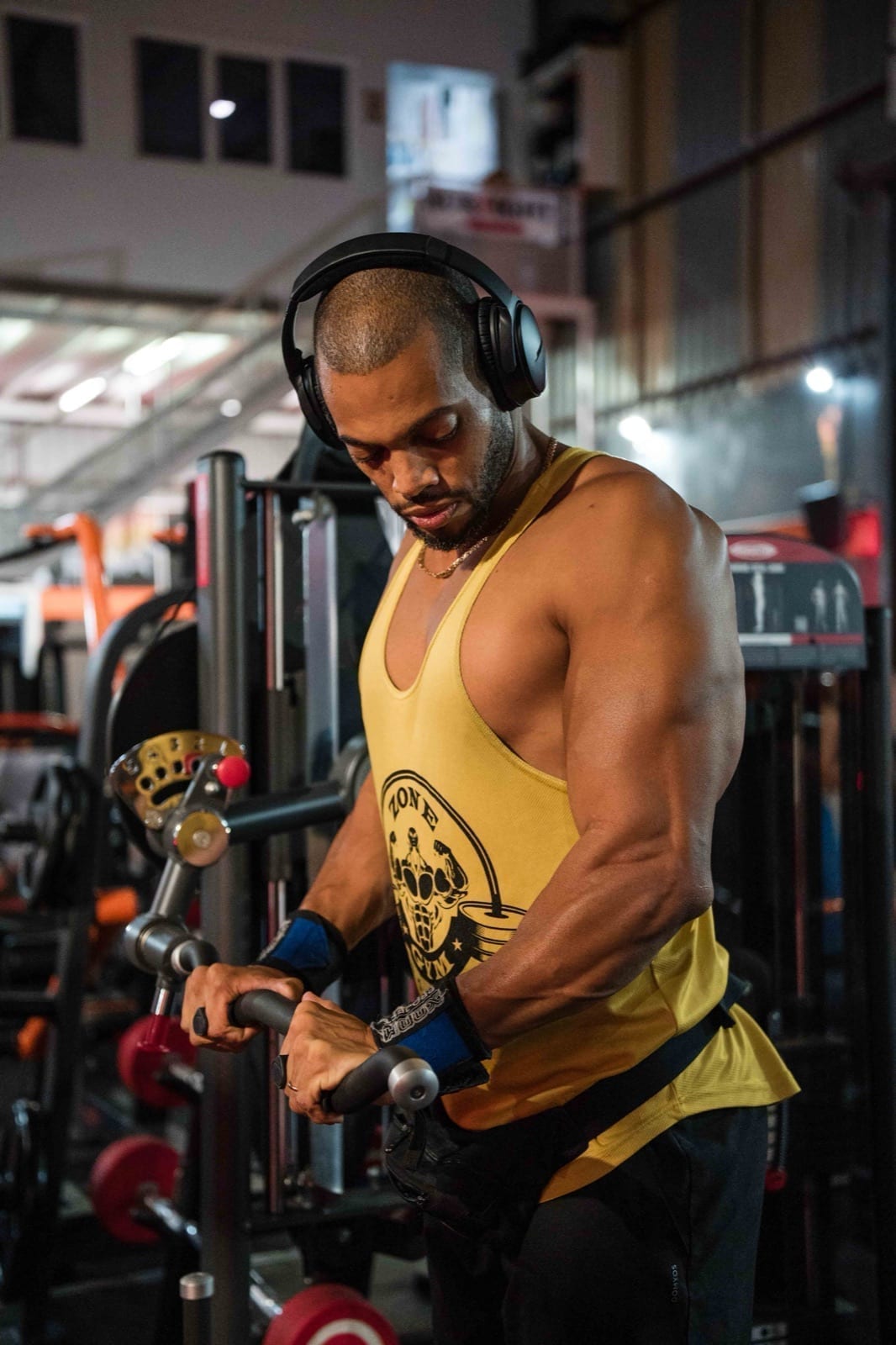 Vista mezzanine — gimnasio FullFitness77 en Adeje, Tenerife Sur